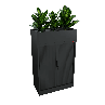 900W x1200H Tabour Black with Planter