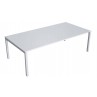 Strata Strong and Stable Boardroom Table White White