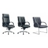 Black and chrome executive visitors chair