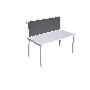 Strata Desks Linea - 1500W x 750D with Screen