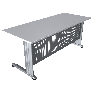 C Space Desk Metal Modesty Panel