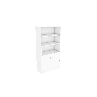 White all Logic Half Door Storage Unit